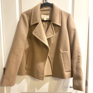 MICHAEL KORS Camel Wool Coat
